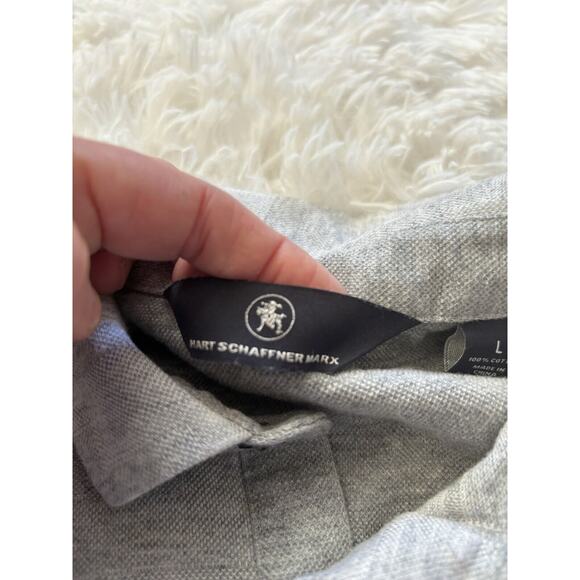 Hartt Schaffner Marx Men’s Sz. L Gray Polo. Great Quality - Picture 8 of 12